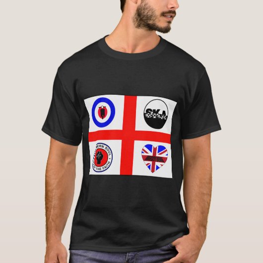 英国の音楽 (60年代と70年代) Tシャツ (正面)