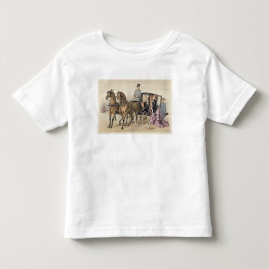 英国の馬 トドラーTシャツ (正面)