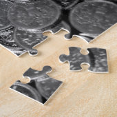 英国の5ペンス硬貨 ジグソーパズル (側面)