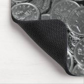 英国の5ペンス硬貨 マウスパッド (コーナー)