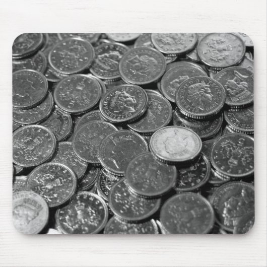 英国の5ペンス硬貨 マウスパッド (正面)