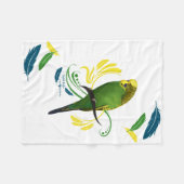 英国のBudgie毛布 フリースブランケット (正面(横))