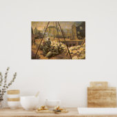 英国のEODによる爆弾掘削 ポスター (キッチン)