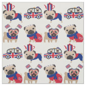 英国のPugファブリック ファブリック (見本)