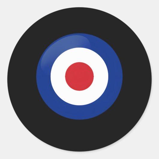英国のRaf BulleseyeモダンシンボルRounddel Target ラウンドシール (正面)