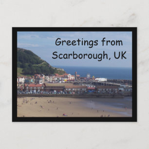 英国のScarboroughポストカードからの挨拶 ポストカード