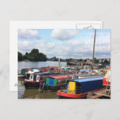 英国のThamess ポストカード (正面/裏面)