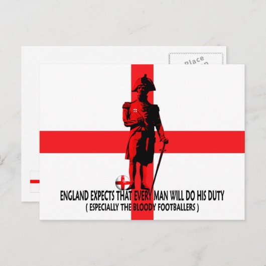 英国はあらゆる人に本分を尽くせと期待している ポストカード (正面/裏面)
