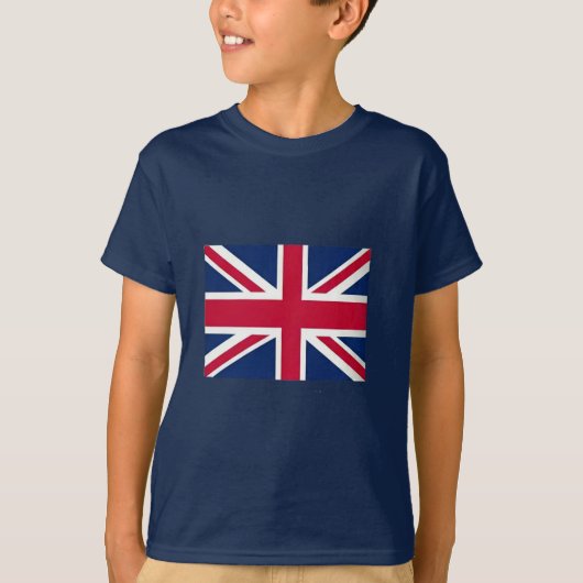 英国はっきりした国旗のTシャツ Tシャツ (正面)