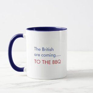 英国は来7月4日おもしろいにバーベキュー マグカップ