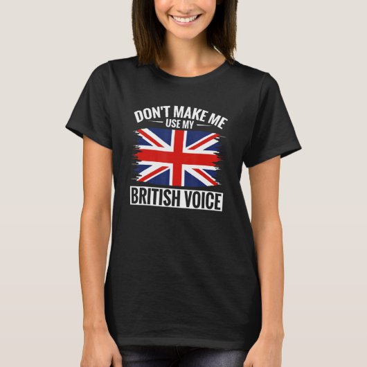 英国は私に私のイギリスの声を使用させな素晴らしい Tシャツ (正面)