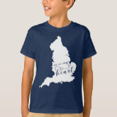 英国は私のハートだ Tシャツ (正面)