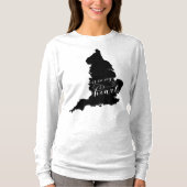 英国は私のハートだ Tシャツ (正面)