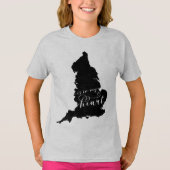 英国は私のハートだ Tシャツ (正面)