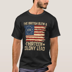 英国は13カ吹ンコロニーで愛国的な第4位を率いる Tシャツ
