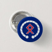 英国アングロケルト様式バッジ – Torc & Rune 缶バッジ (正面&裏面)