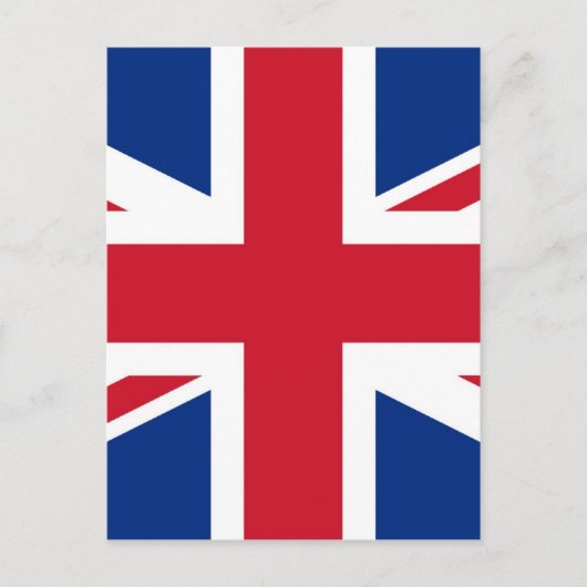 英国イギリス王室のユニオン国旗 ポストカード (正面)