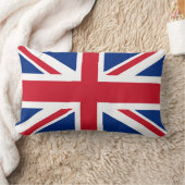 英国イギリス王室のユニオン国旗 ランバークッション (ブランケット)