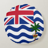 英国インディアン海国旗 ラウンドクッション (裏面)