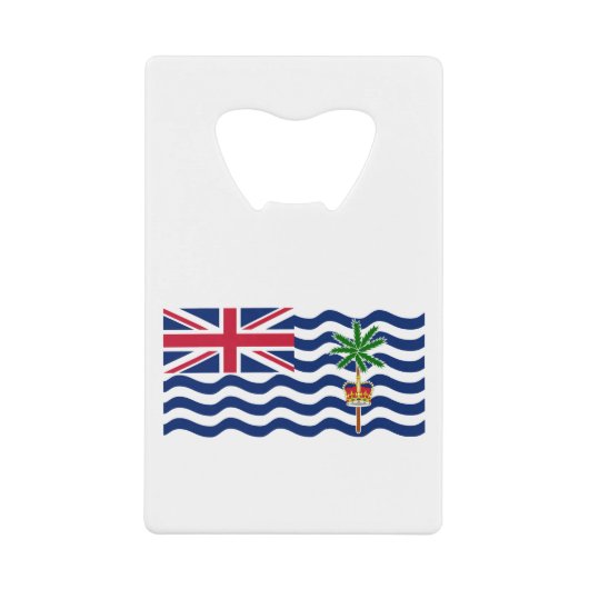 英国インディアン海州旗 クレジットカード栓抜き (正面)