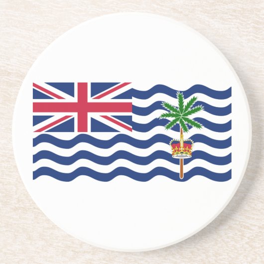 英国インディアン海州旗 コースター (正面)