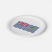 英国インディアン海州旗 ペーパープレート (アングル)