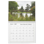 英国オックスフォードの緑と庭園カレンダー2025 カレンダー (3月 2027)