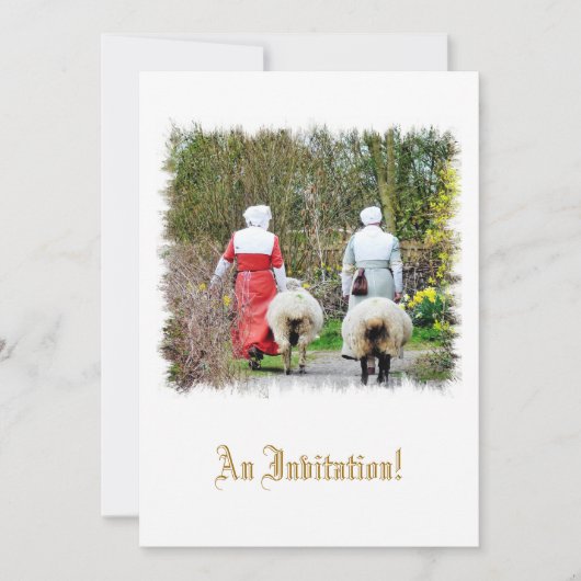 英国オールドイングランド 招待状 (正面)