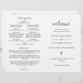 英国カソリッ結婚クの式とマスプログラム (正面/裏面)