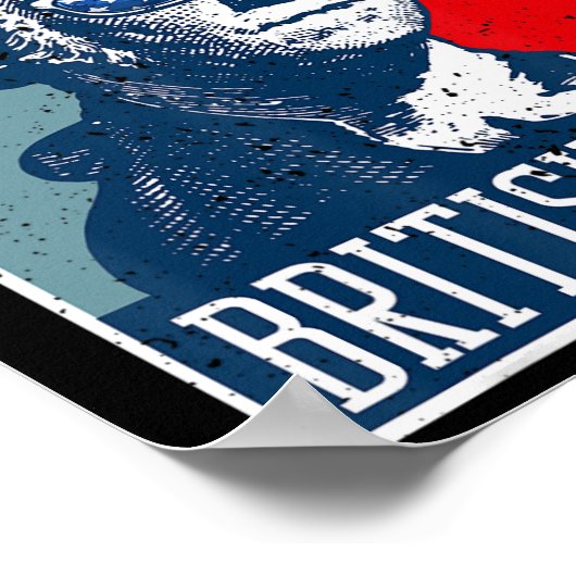 英国カッコいいの独立記念日には無理だ ポスター (角)