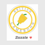 英国カメルーンのバッジ(1922年~1961年) シール (シート)