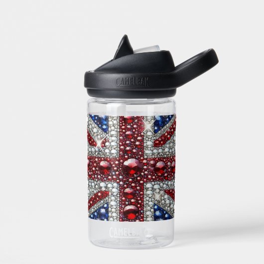 英国カラーデザインの水筒 ウォーターボトル (左面)