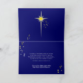 英国キリスト教クリスマス三王日 シーズンカード (内部)