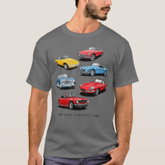 英国クラシックスポーツカコレクション ヴィンテージ Tシャツ