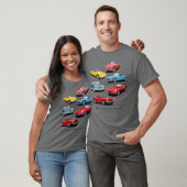 英国クラシックスポーツカコレクション ヴィンテージ Tシャツ (ユニセックス)