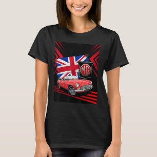 英国クラシックスポーツカー – MG MGBコンバーチブル Tシャツ