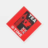 英国クラシック茶の飲み物 スタンダードランチョンナプキン (角)