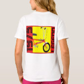 英国クラシック1970年の象徴的自転車 Tシャツ (裏面)