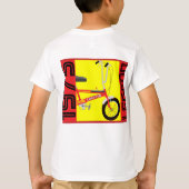 英国クラシック1970年の象徴的自転車 Tシャツ (裏面)