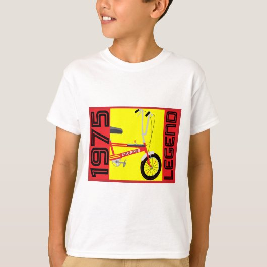 英国クラシック1970年の象徴的自転車 Tシャツ (正面)