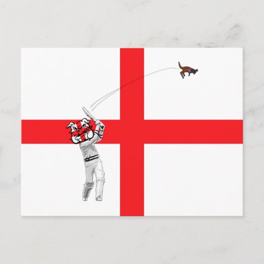 英国クリケット、灰2009 ポストカード (正面)