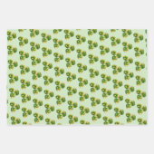 英国クリスマススプラウト毛布に豚をパイ ラッピングペーパーシート (正面2)