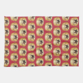 英国クリスマスフルーツミンスパイフェスティバル食品 キッチンタオル (横)