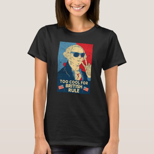 英国クールの支配に堪えぬ Tシャツ (正面)
