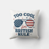 英国クール支配に勝る | 7月おもしろい4日 クッション (裏面)