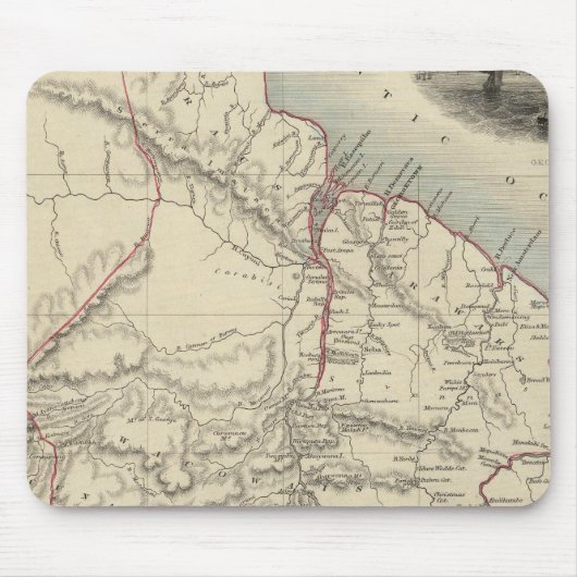 英国グアヤナ マウスパッド (正面)