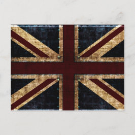 英国グランジ国旗 ポストカード