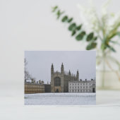 英国ケンブリッジの冬 ポストカード (スタンド正面)