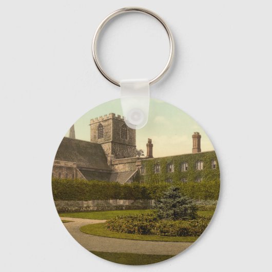 英国ケンブリッジ・イエズス・カレッジ キーホルダー (正面)