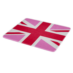 英国ゲイプライド(ピンクユニオンジャック) (ゲイイギリス国旗) カッティングボード